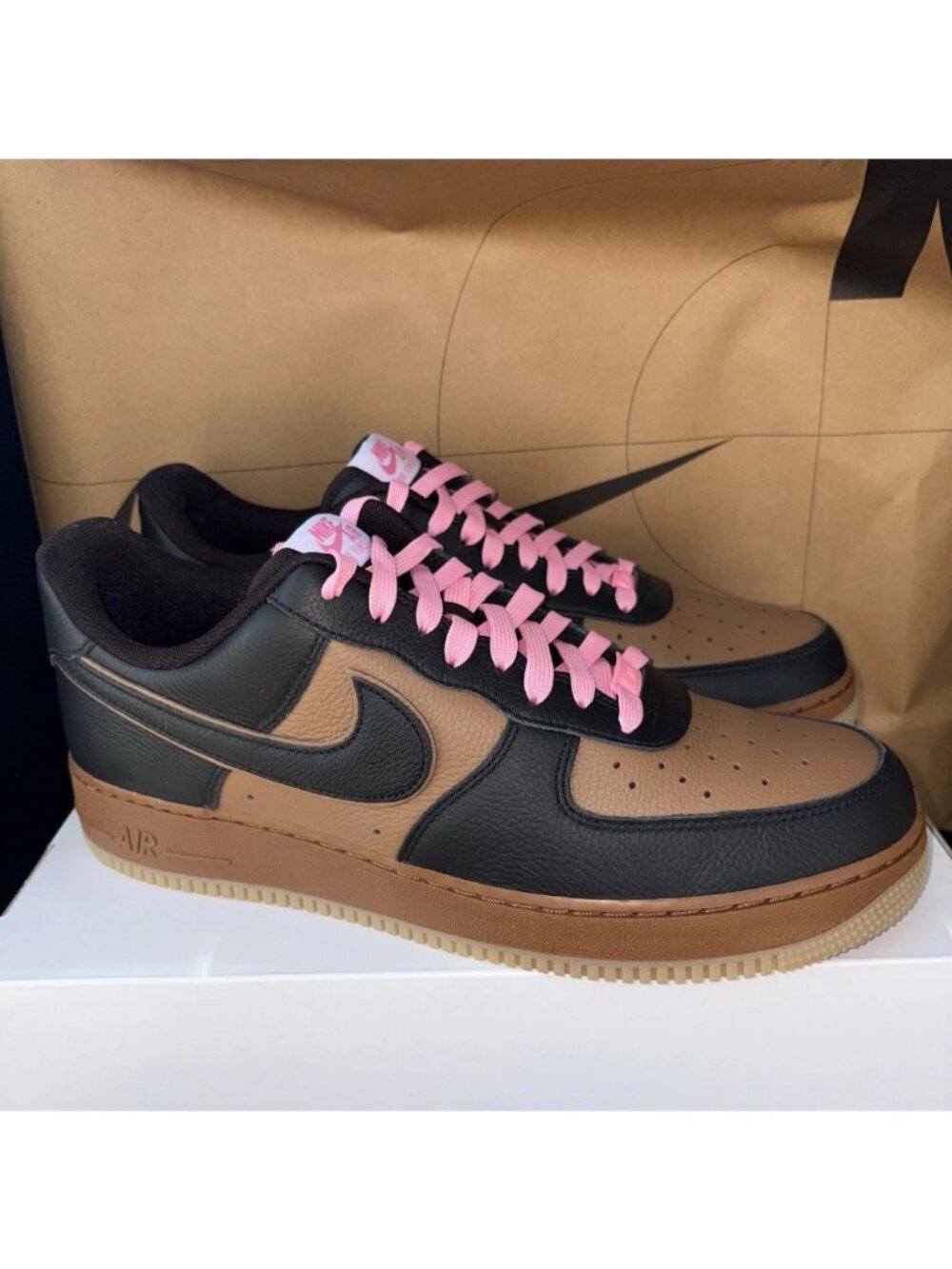 NEW Nike Air Force 1 Low By You HF0659-900 Mocha Pick Travis Scott Men Size 12.5